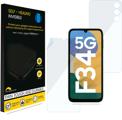 KUBERAN Front and Back Screen Guard for Samsung Galaxy F34, Invisible Screen Protector / Body Protector, Scratch Guard(Pack of 1)