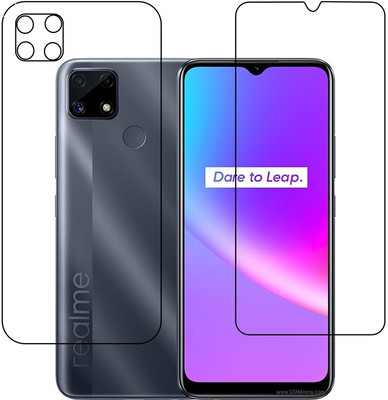 DVTECH Front and Back Screen Guard for Realme C25(Pack of 1)