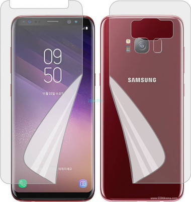 ZINGTEL Front and Back Screen Guard for SAMSUNG GALAXY S8 (Edge To Edge TPU Covers Curved Edges)(Pack of 2)
