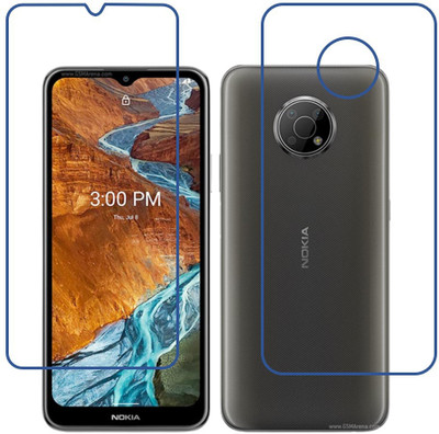 DVMART Front and Back Screen Guard for 9H Crystal Clear Front And TPU Back Nokia G300(Pack of 1)