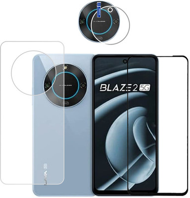 FINCH Front and Back Screen Guard for LAVA BLAZE 2 5G (BLACK)(Pack of 1)