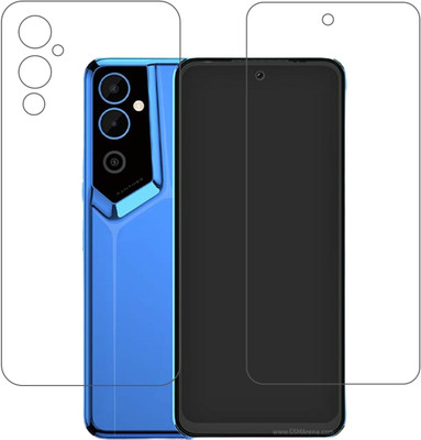 DVTECH Front and Back Screen Guard for 9H Crystal Clear Front And TPU BackTecno Pova Neo 2(Pack of 1)