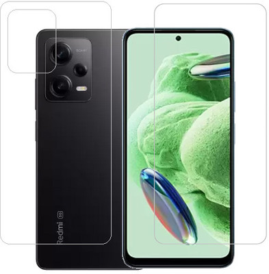 HOBBYTRONICS Front and Back Screen Guard for Redmi Note 12, REDMI NOTE 12, redmi note 12(Pack of 1)