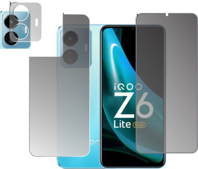 chakoor Front and Back Screen Guard for IQOO Z6 Lite 5G(Pack of 3)