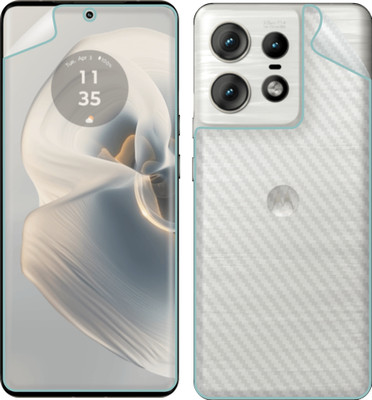 Ten To 11 Front and Back Screen Guard for Motorola EDGE 50 Pro, Motorola EDGE 50 Pro [Back Carbon Fiber](Pack of 2)