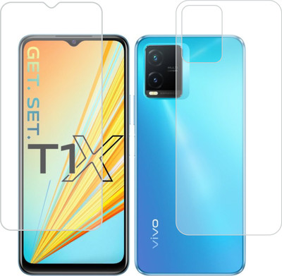 raxxy Front and Back Screen Guard for Vivo T1x 4G(Pack of 2)