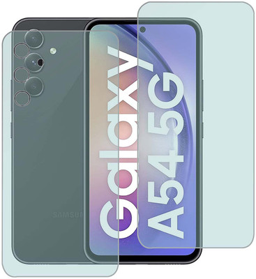 MOKPLZ Front and Back Screen Guard for Samsung Galaxy A54 5G(Pack of 3)