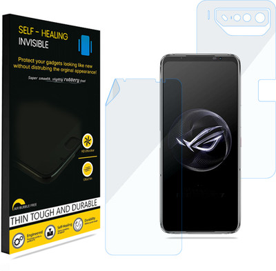 KUBERAN Front and Back Screen Guard for Asus ROG Phone 7 Ultimate/Pro, Invisible Screen Protector / Body Protector, Scratch Guard(Pack of 1)
