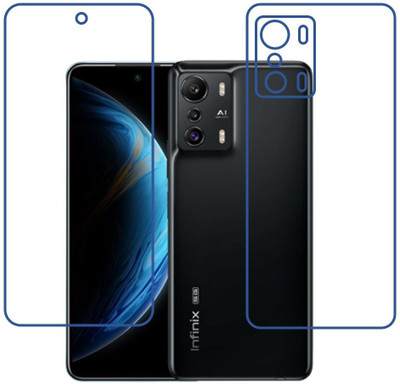 DVTECH Front and Back Screen Guard for 9H Crystal Clear Front And TPU BackInfinix Zero 5G(Pack of 1)