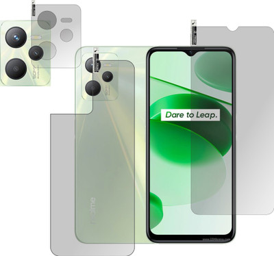 chakoor Front and Back Screen Guard for REALME C35(Pack of 3)