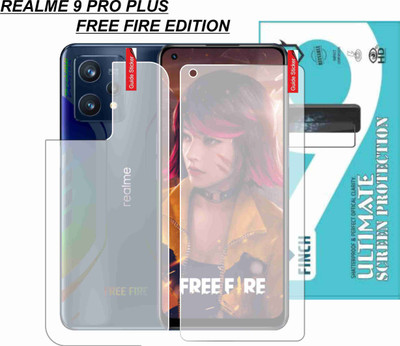 FINCH Front and Back Screen Guard for REALME 9 PRO PLUS FREE FIRE EDITION, REALME 9 PRO PLUS 5G(Pack of 2)
