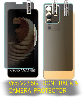 aryax Front and Back Screen Guard for Vivo V23 5G(Pack of 3)