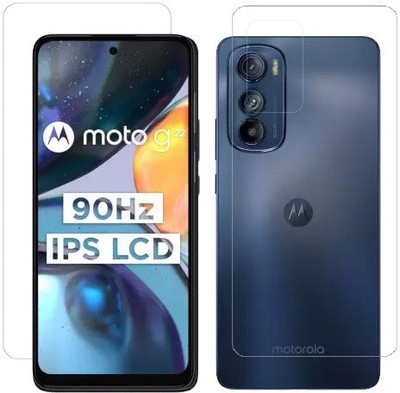HOBBYTRONICS Front and Back Screen Guard for Motorola Edge 30, Moto Edge 30(Pack of 1)