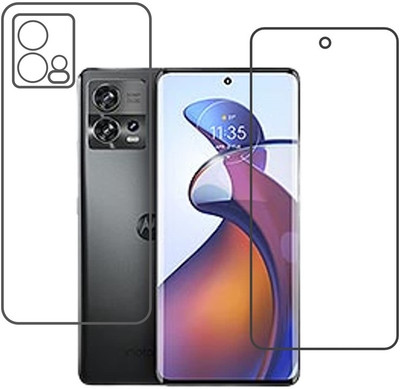 DVTECH Front and Back Screen Guard for 9H Motorola Edge 30 Fusion(Pack of 1)