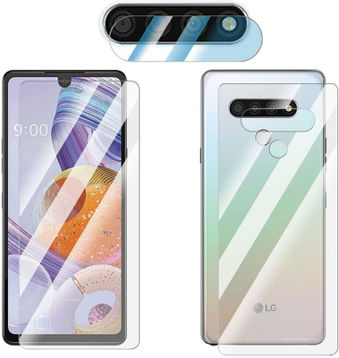 FCS Front and Back Screen Guard for LG Stylo 6 Front+Back+Camera (Glossy)(Pack of 3)