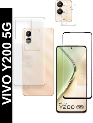 GLAMEECH Front and Back Screen Guard for VIVO Y200 5G(Pack of 3)