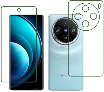 DVTECH Front and Back Screen Guard for Vivo X100 Pro Protective Compatible Mobile Screen Protector For (Not a Tempered glass)(Pack of 1)