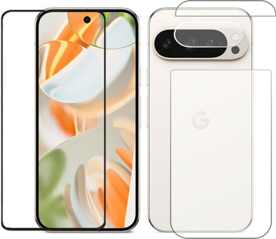 FINCH Front and Back Screen Guard for ‎Google Pixel 9 Pro, ‎Google Pixel 9 Pro, Pixel ( Pro, Google Pixel9 Pro(Pack of 3)