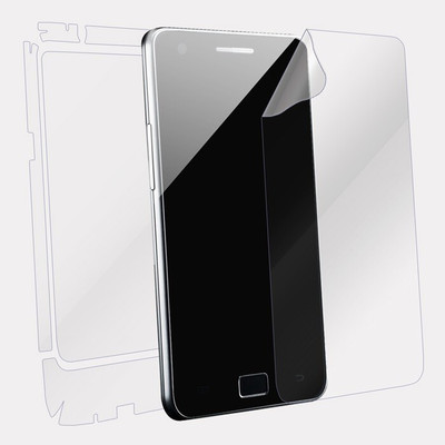 Asmart Front and Back Screen Guard for Samsung Galaxy S2 i9100 (Mobile)(Pack of 1)