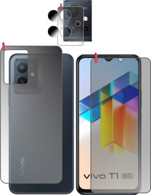 chakoor Front and Back Screen Guard for VIVO T1 5G(Pack of 3)