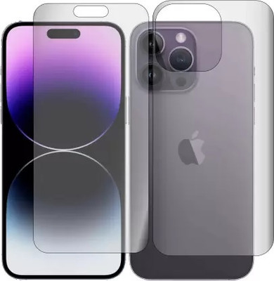 QuikArt Front and Back Screen Guard for APPLE IPHONE 14 PRO MAX(Pack of 2)