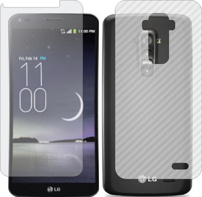 ZINGTEL Front and Back Screen Guard for LG G FLEX D958 (Front Matte Finish & Back 3d Carbon Fiber)(Pack of 2)