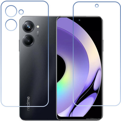 DVTECH Front and Back Screen Guard for Crystal Clear Front And TPU Back Realme 10 Pro(Pack of 1)