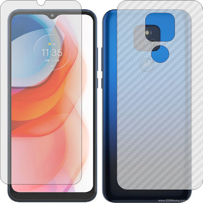 Mobling Front and Back Tempered Glass for MOTO G PLAY 2021(Pack of 2)