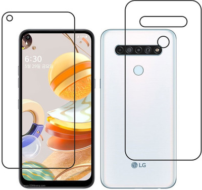 DVMART Front and Back Screen Guard for LG Q70(Pack of 1)