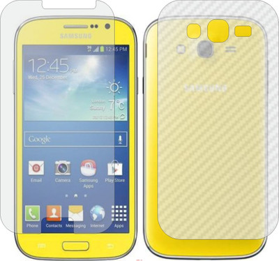 Mobling Front and Back Screen Guard for SAMSUNG GALAXY GRAND NEO (Front 9H Hardness Matte & Carbon Fiber Skin for Back)(Pack of 2)