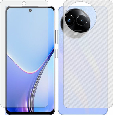 TELTREK Front and Back Screen Guard for Realme V50s RMX3783(Pack of 2)