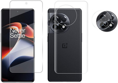 CaseTrendz Front and Back Screen Guard for OnePlus 11R 5G With Camera Lens Protector guard(Pack of 1)