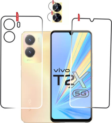 chakoor Front and Back Screen Guard for VIVO T2X 5G, VIVO Y56 5G(Pack of 3)