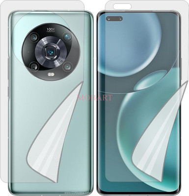MOBART Front and Back Screen Guard for HUAWEI HONOR MAGIC 4 PRO LGENX9 (Edge To Edge TPU Covers Curved Edges)(Pack of 2)