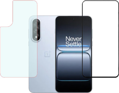 SCANSHIELD Front and Back Screen Guard for OnePlus Nord 5 5G, Edge to Edge Tempered Glass, Back Screen Guard With Matte Finish(Pack of 2)
