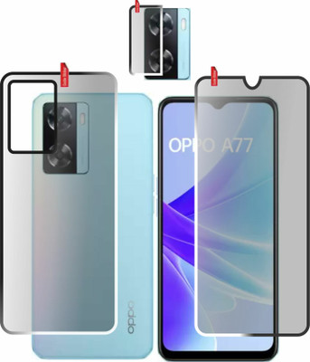 chakoor Front and Back Screen Guard for OPPO A77,Oppo A77S(Pack of 3)