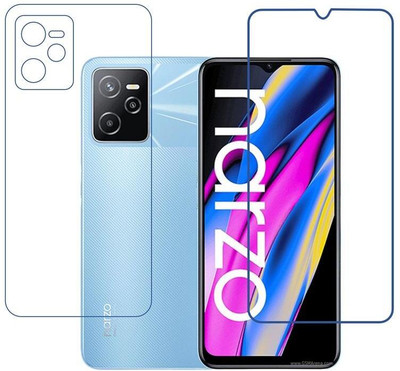 DVTECH Front and Back Screen Guard for 9H Realme Narzo 50A Prime(Pack of 1)