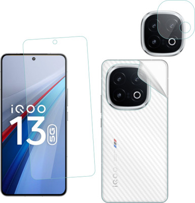 Ten To 11 Front and Back Screen Guard for Neo 10, Neo 10 [Back Carbon Fiber] [Rear Camera Lens Guard](Pack of 3)