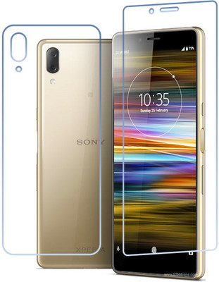 DVTECH Front and Back Screen Guard for 9H Crystal Clear Front And Carbon Fiber BackSony Xperia L3(Pack of 1)