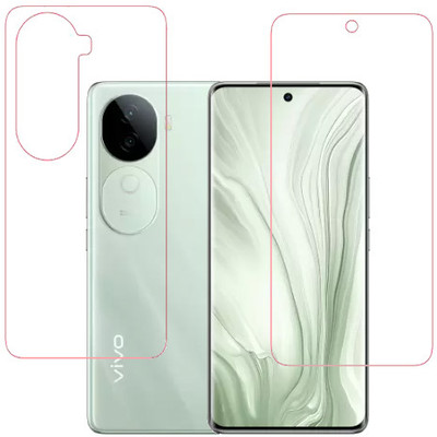 ojucase Front and Back Tempered Glass for VIVO V40E, vivo v40e(Pack of 1)