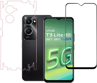 SPRITZEN Front and Back Screen Guard for Vivo T3 Lite 5G(Pack of 2)