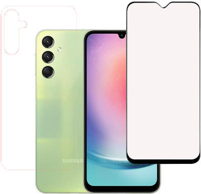 KARTRAY Front and Back Screen Guard for SAMSUNG Galaxy A24(Pack of 2)