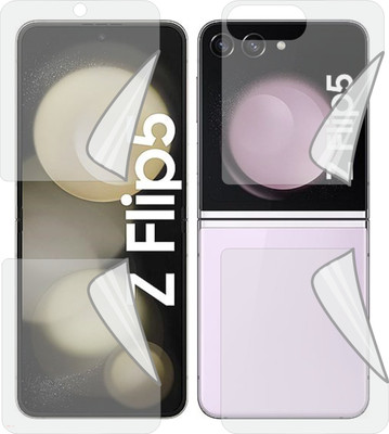 Mobling Front and Back Screen Guard for SAMSUNG GALAXY Z FLIP 5 (Edge To Edge Full Coverage)(Pack of 1)