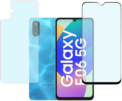 KARTRAY Front and Back Screen Guard for Samsung Galaxy F06 5G, Samsung M06 5G(Pack of 2)