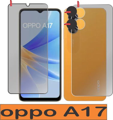 chakoor Front and Back Screen Guard for OPPO A17(Pack of 2)