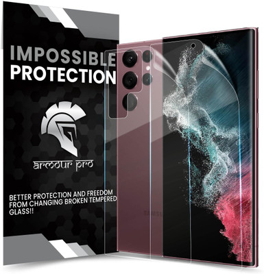 ArmourPro Front and Back Screen Guard for Samsung Galaxy S22 Ultra 5G, Samsung S22 Ultra 5G, Samsung Galaxy S22 Ultra, Nano Fiber Unbreakable Membrane Guard(Pack of 1)