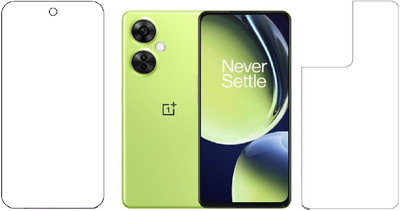 VOSKI Front and Back Screen Guard for OnePlus Nord Ce 3 Lite Front & Back Flexible Screen Guard (Not Tempered Glass)(Pack of 1)