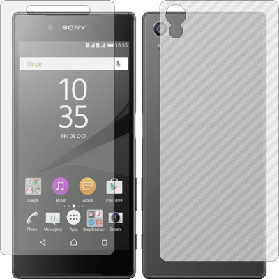 ZINGTEL Front and Back Screen Guard for SONY XPERIA Z5 (Front Matte Finish & Back 3d Carbon Fiber)(Pack of 2)