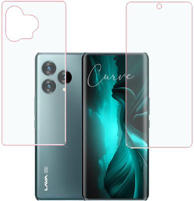 SPRITZEN Front and Back Screen Guard for Lava Blaze Curve 5G, Matte(Pack of 2)