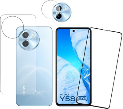 FINCH Front and Back Screen Guard for Vivo Y58 5G, Y58, Y58 5G vivo, Vivo Y58, Vivo Y58 5G(Pack of 2)
